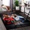 1pc Cristiano Ronaldo & Lionel Messi Soccer Stars Chair Mat Anime Cartoon Design, Non Slip Carpet for Office Chair, Suitable for All Seasons