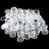 100X 21mm Coin Holder Box Storage Clear Round Display Cases Plastic Collecting Protection Container Home Supplies