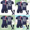 2324 Paris Saint-germain Football Kit Messi Neymar Mbappe Suitable For Kids