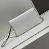 V Family 2026 Women's European & American-Style Rivet Clutch Crossbody Bag
