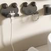 Wall Mount Power Plugs Hook No Drill Adhesive 1/2/3 Slots Plugs Holder Kitchen Appliances Charger Plugs Organizer Rack
