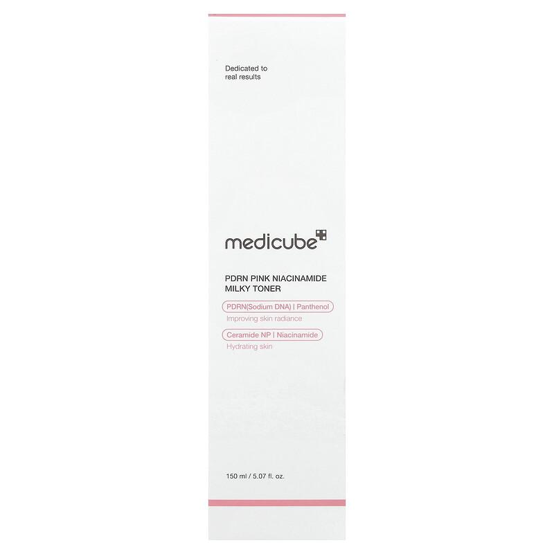 PDRN Pink Niacinamide Milky Toner, 5.07 Fl Oz (150 Ml)