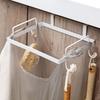 Strong Space Saving Kitchen Garbage Bag Holder Kitchen Organizer Cupboard Door Back Hanging Garbage Hanger Metal