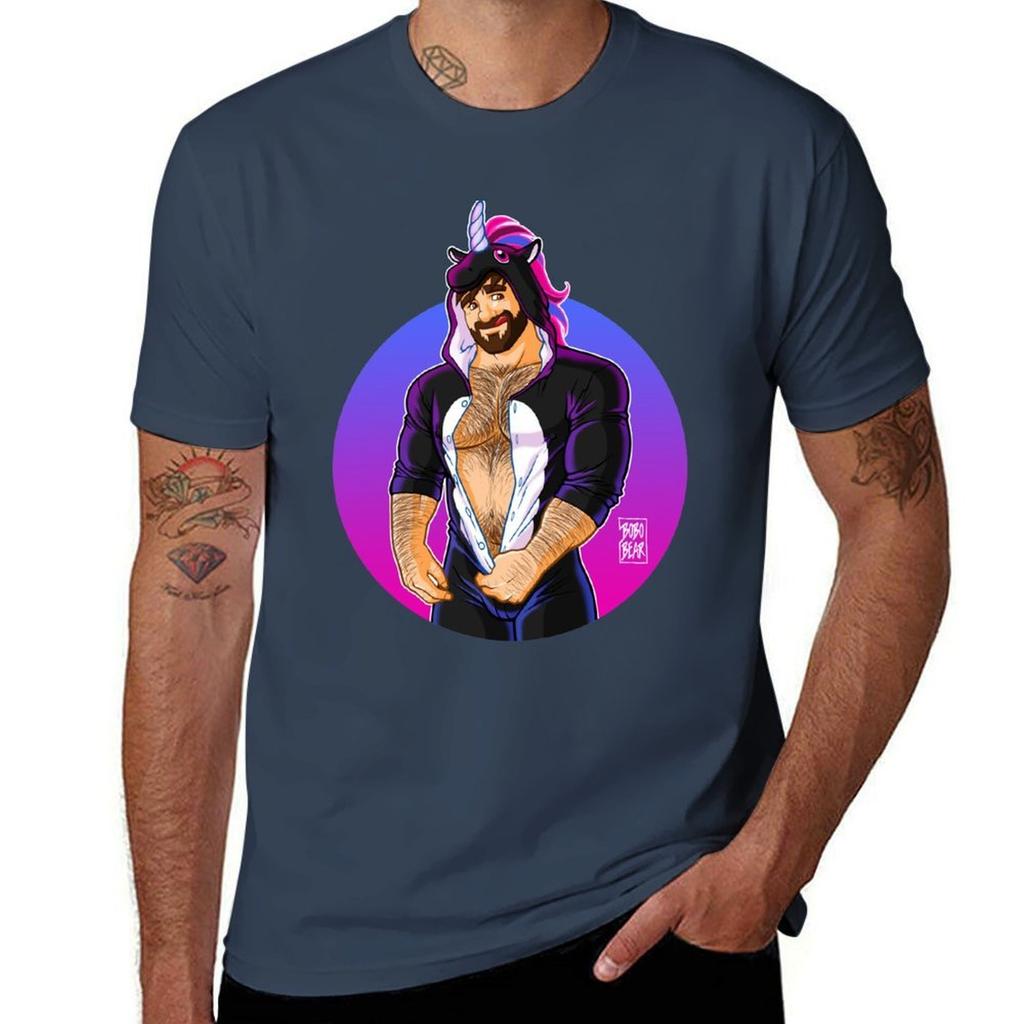Adam Likes Unicorns Tshirt Holiday Casual Short Sleeve Top