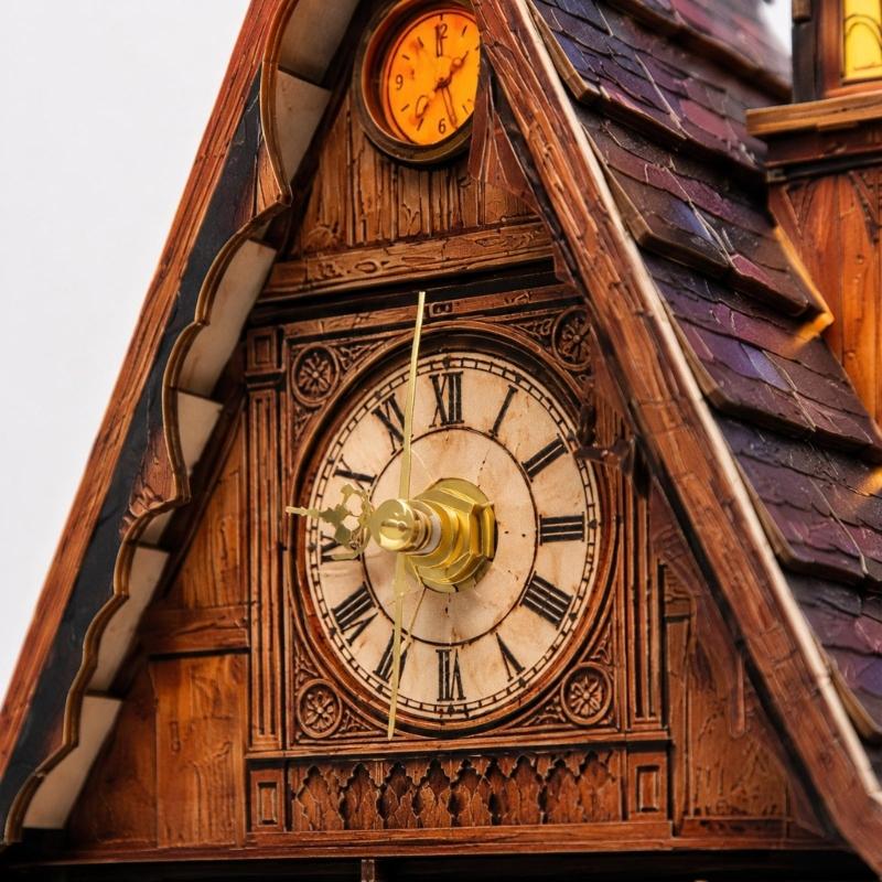 DIY Assembly Wooden 3D Puzzle Store Model for Ages 15-35, with Warm LED Lighting, Colorful Window Design, Mini Furniture, and Shelf Display