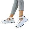 Women's 2026 Cross Hollow Platform Wedge Sandals - Large Size, Comfortable, Thick Sole, Roman Style