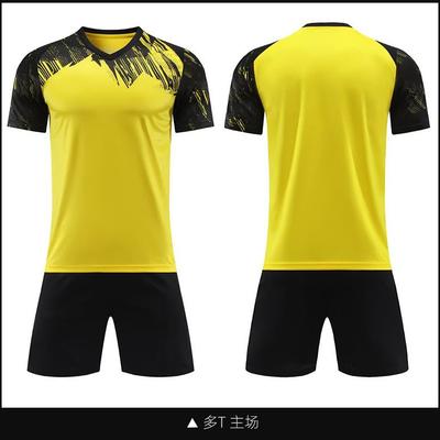 2526 Novo Conjunto de Camisa de Futebol de Clube, Jersey de Treino e Competição para Adultos Masculinos e Femininos e Alunos da Escola Primária