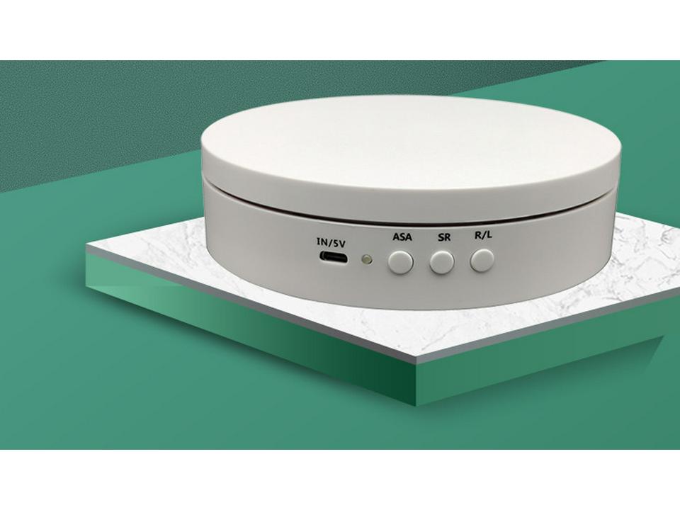 Adjustable Smart Electric Display Turntable for Live Streaming and Shooting