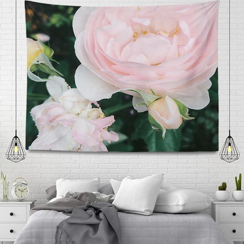 Flowers and Succulents Tapestry Home Wall Decoration Tapestry Office Living Room Tapestry