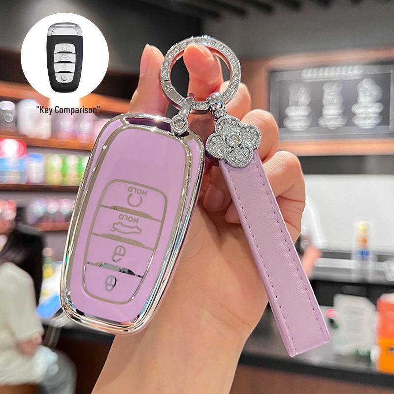 High-End Key Cover for Hongqi Models: HS3, HS5, HS7, H5, H6, H9, EQM5, HQ9