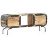 TV Cabinet 110x30x42 Cm Solid Mango Wood