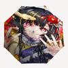 1pc Anime Character Outdoor Umbrella - Automatic Opening/Closing, Portable 3-Fold Design, 8-Bone Iron Frame, Perfect Gift for Fans, Travelers, Da