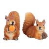  2PCS   Sculptures Resin Garden Animal Statue   Figurine Decor for Outdoor Patio Lawn Yard Ornaments 