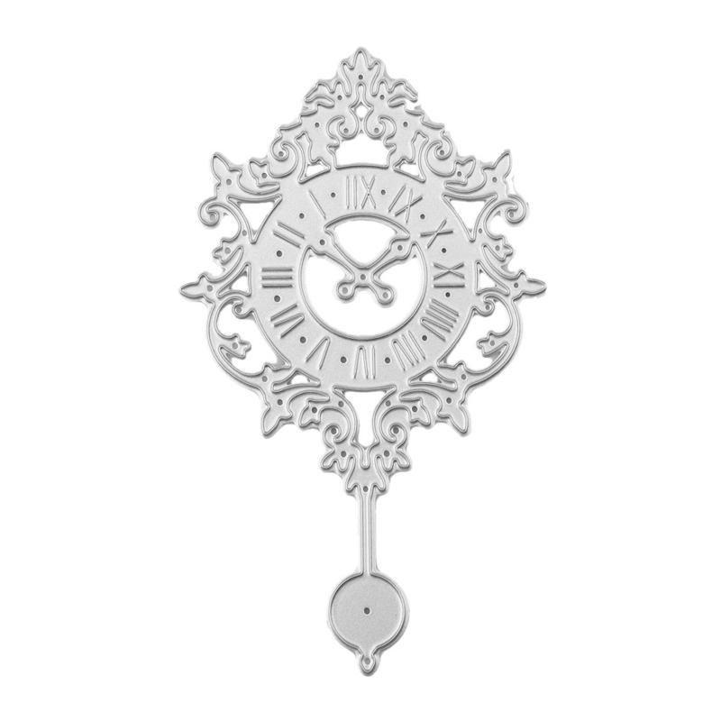 1pc Retro Uhr Metall Schneiden Stirbt Scrapbooking Album Papier Karten Dekorative Handwerk Präge Sterben Schnitte