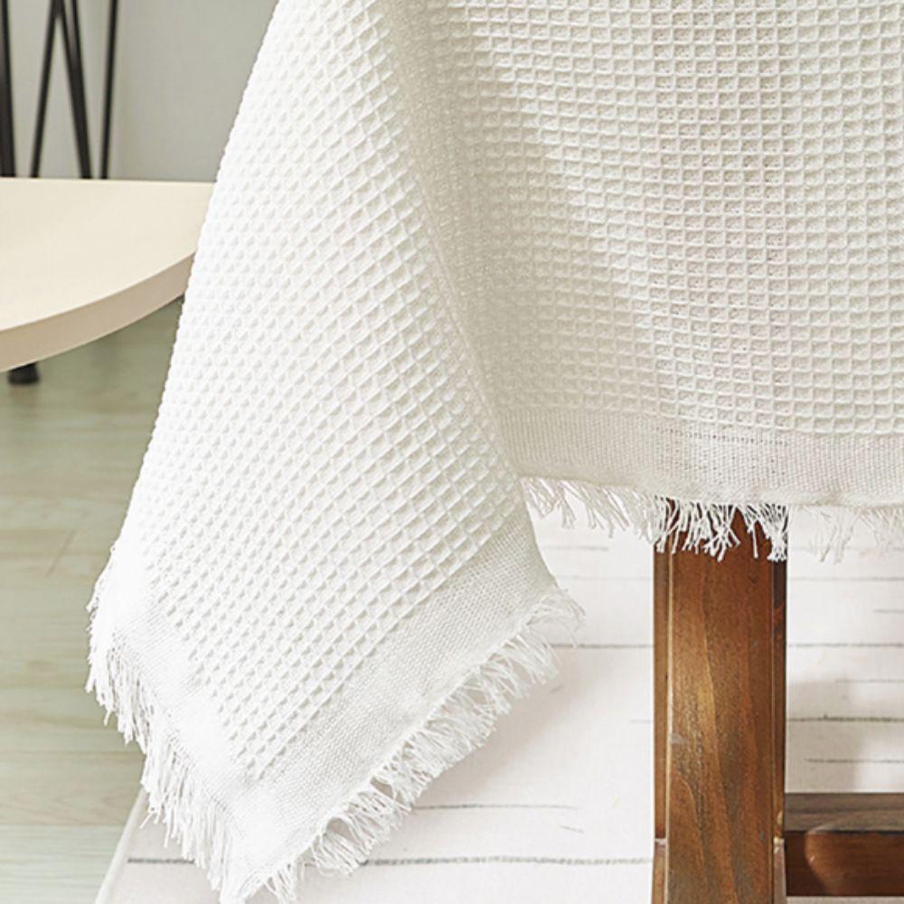 Rectangle Plaid Pattern Tablecloth Dust-proof Furniture Cover Household Garden Picnic Mat  Desk