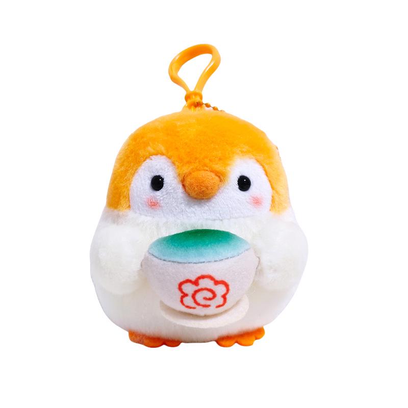 Genuine Plush Penguin Keychain - Japanese Style Cute Backpack Accessory & Positive Energy Bag Charm