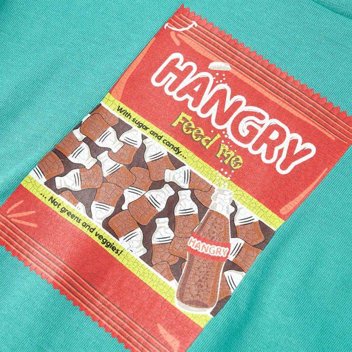 T-shirt pour enfants avec manches courtes menthe foncé 92/104/116/128/140