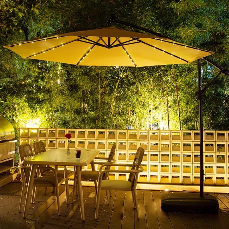 Xinyuxuan Outdoor Patio Umbrella with Solar LED Lights