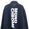 MONOCROM Back logo Long sleeve Button down shirt Navy stretch Men's Used
