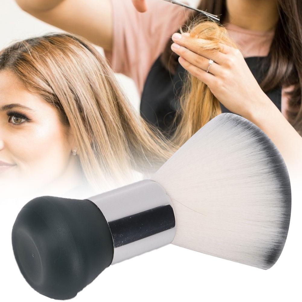 Broken Hair Sweep Brush Hairdressing Broken Hair Cleaning Brush for Barber ShopGray