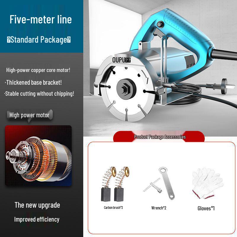 Hochleistungs-Multifunktions-Handtrennschleifer für Fliesen, Stein und Holz