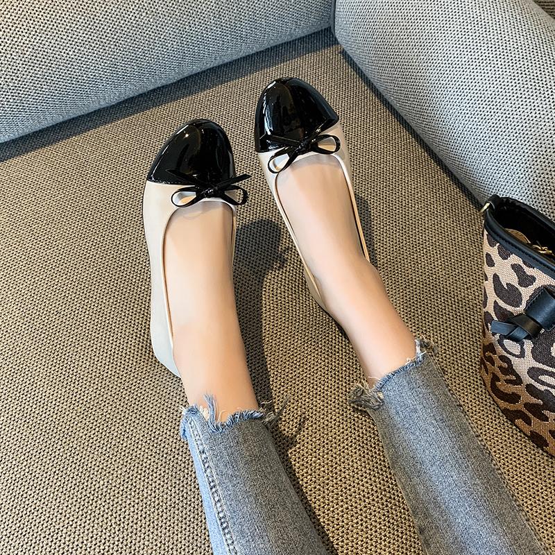 Women Flats Comfort Ballerina Flat Shoes Women Non-slip Ladies Loafers Elegant Bowknot Flat Women Single Shoes Zapatos De Mujer