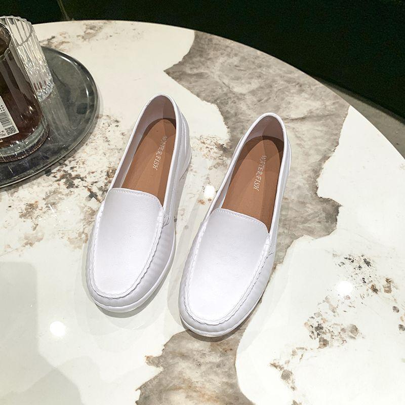 2025 spring and summer niche design fashionable versatile flat-soled women's shoes single shoes comfortable work shoes casual non-slip women's shoes