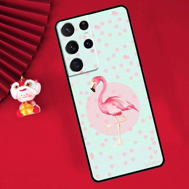 Flamingo Case For Samsung Galaxy S24 Ultra S21 S22 S20 S23 S25 Ultra Plus S9 S10 S25 FE Cover Funda