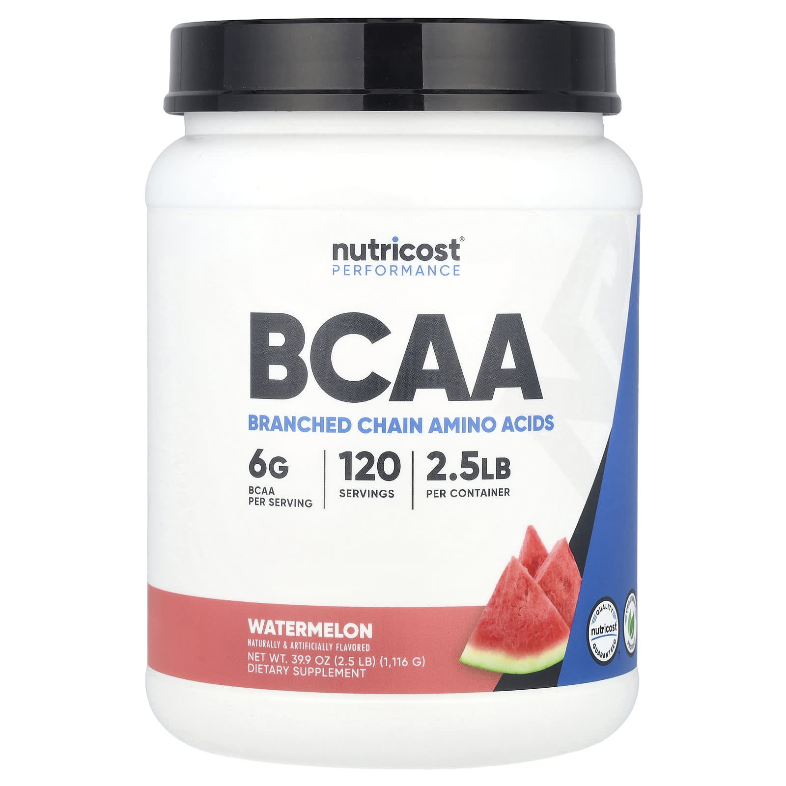 

Nutricost, Athletic Performance, BCAA, Watermelon, 2.5 lb (1,116 g)