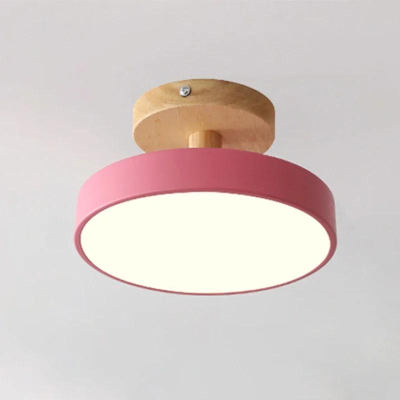 Moderne Macaron LED Gang Taklampe Lysekrone Korridor Trapp Foyer Balkong Soverom Bad Innendørs Belysningsarmaturer Luster