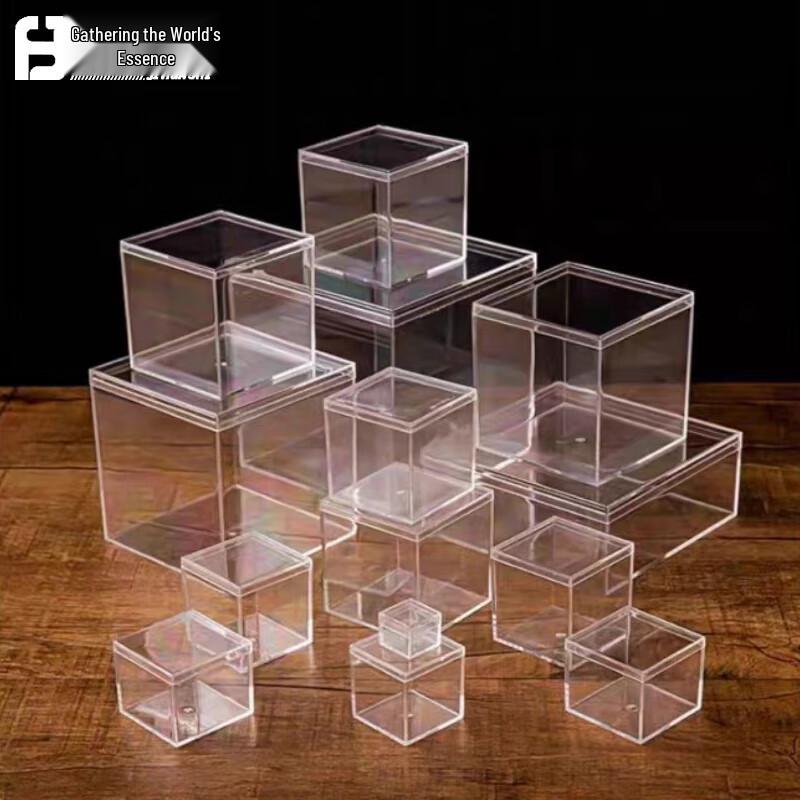 Square Transparent Plastic Display Gift Boxes