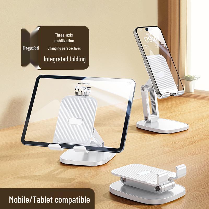 Ayarlanabilir Yükseklikli ve Özelleştirilebilir Logolu Evrensel Katlanabilir Telefon ve Tablet Standı