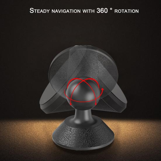 Magnetická přísavka pro výstup vzduchu do auta, otočná o 360 stupňů, držák na telefon