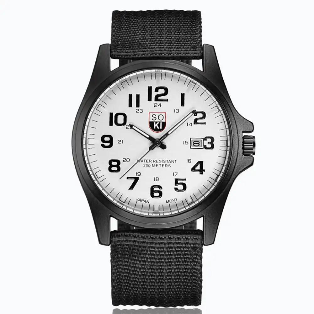 Nylon Band  Men Watch Wrist Watch Quartz Men Sports Watches