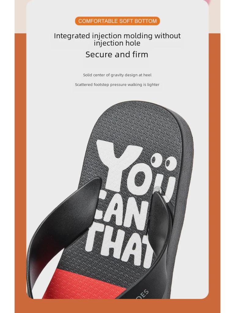 Men's Non-Slip Soft Sole Flip-Flop Sandals: Durable Summer Beachwear