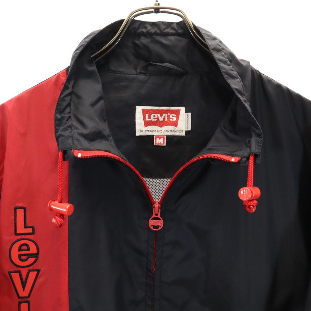 Levi's 90s Old Long Sleeve Nylon Jacket M Black Series Men's Used