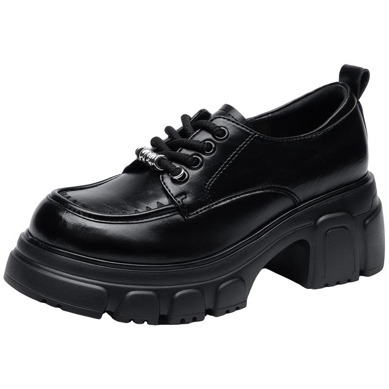 Zhuoshini Women s Chunky Platform Loafers 36
