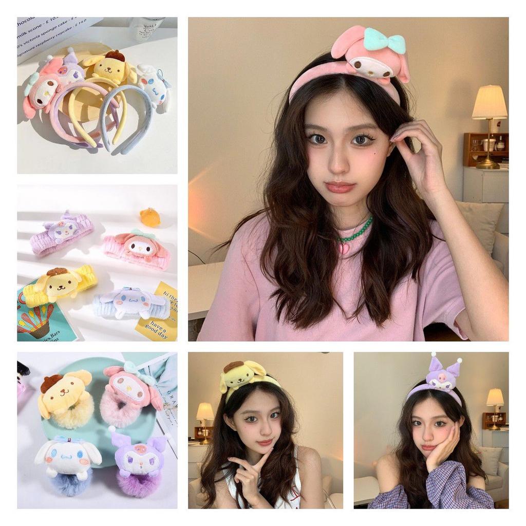 Sanrio Melody Hairband Cute Cartoon Elastic For Girls
