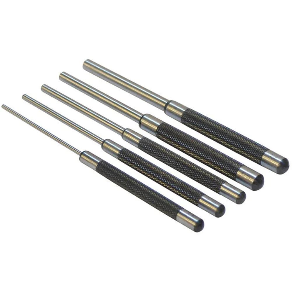 5pcs Pin Punch 8in Long Carbon Steel Pin Punch Set Removing Repair Tool For Jewelers Watchmaker Engineers Carpenters China Mainland