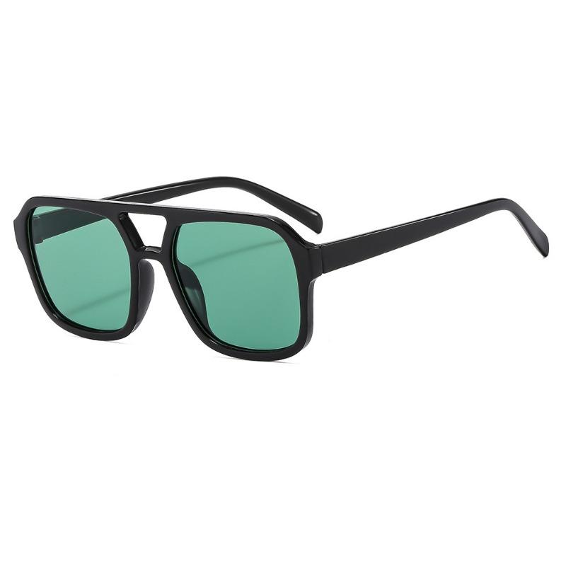 New Retro Square Sunglasses, Fashion Trend Anti-UV Sun Glasses, Stylish High-End Shades for Summer Daily Wear