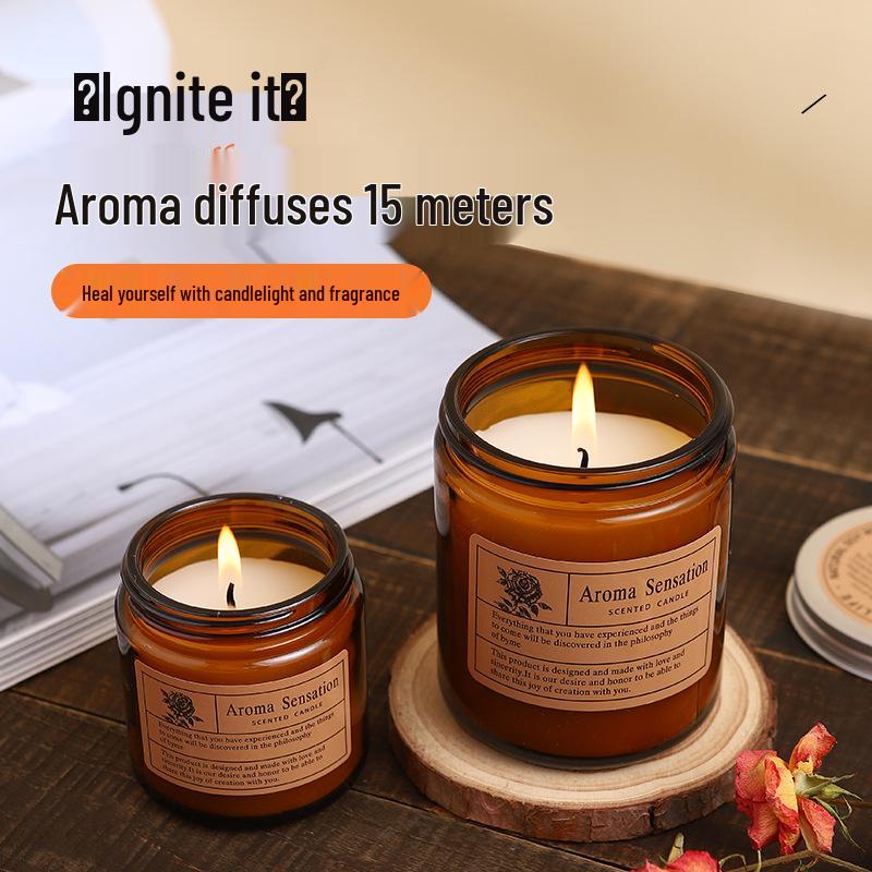 Long-Lasting Aroma Candle: High-End Romantic Fragrance for Indoor Home Décor