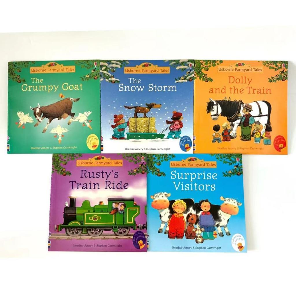 20 Books/set Kids Usborne Picture Books Famous Story English Book Parent Child Reading