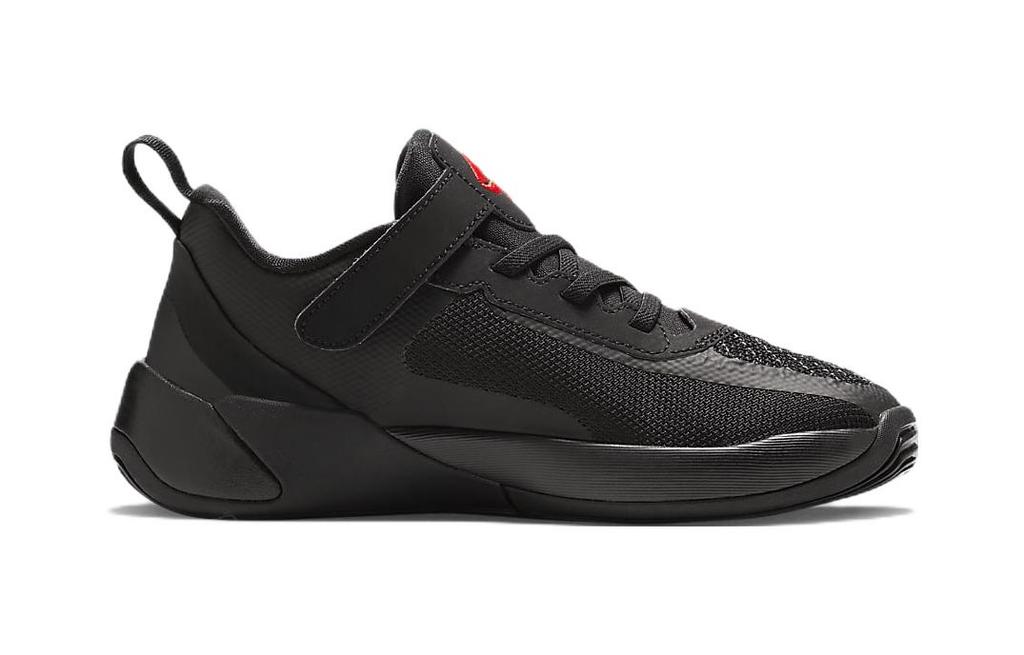 Jordan Luka 1 Luka 1 PF Cushioning Low Top Children's Basketball Shoes Black Red Children Aged 3 7 Years Old DR6086-060