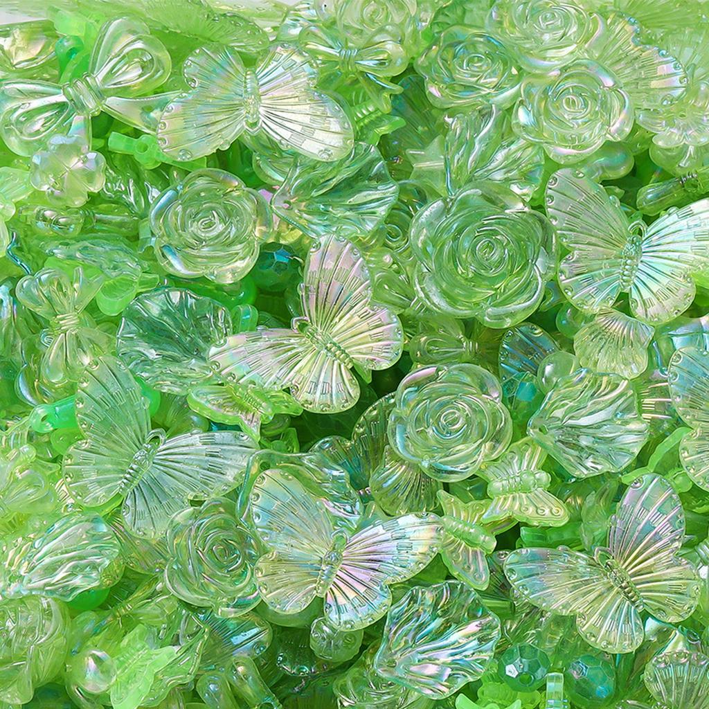 diy handmade material 10-40mm acrylic AB beads children's bracelet necklace mobile phone chain accessories