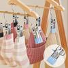 Attachment Hook, Space-Saving Clothes Hook Organiz Stainless Steel Clothespins With Hook Laundry Organizer Portable Hanging Clip Wardrobe Rack Efficie