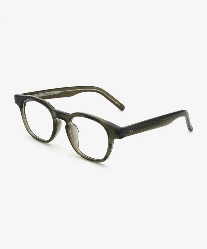Seutailwokeu Khaki Sw Horn 01 Kk Stylework Eyeglass Frames