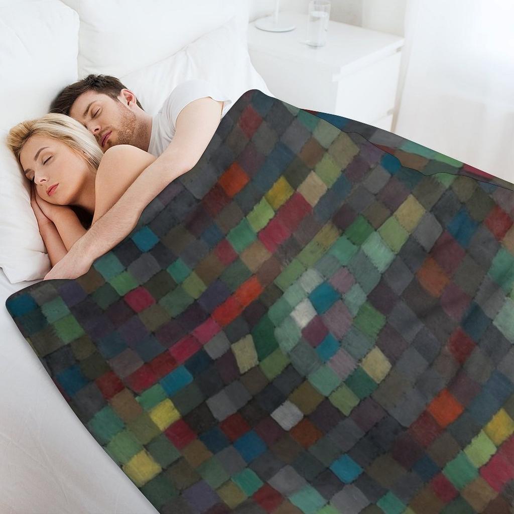 Paul Klee Detail Throw Blanket Luxury St christmas gifts Moving for sofa Blankets