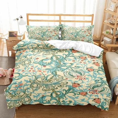 Set Copripiumino William Morris Arte Vittoriana Singolo UE Matrimoniale King US Twin Full Queen Set Biancheria da Letto