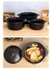 High-Temperature Resistant Clay Pot for Noodles, Casseroles, and Soups – Ideal for Open Flame Cooking, Spicy Hotpot, and Porridge.