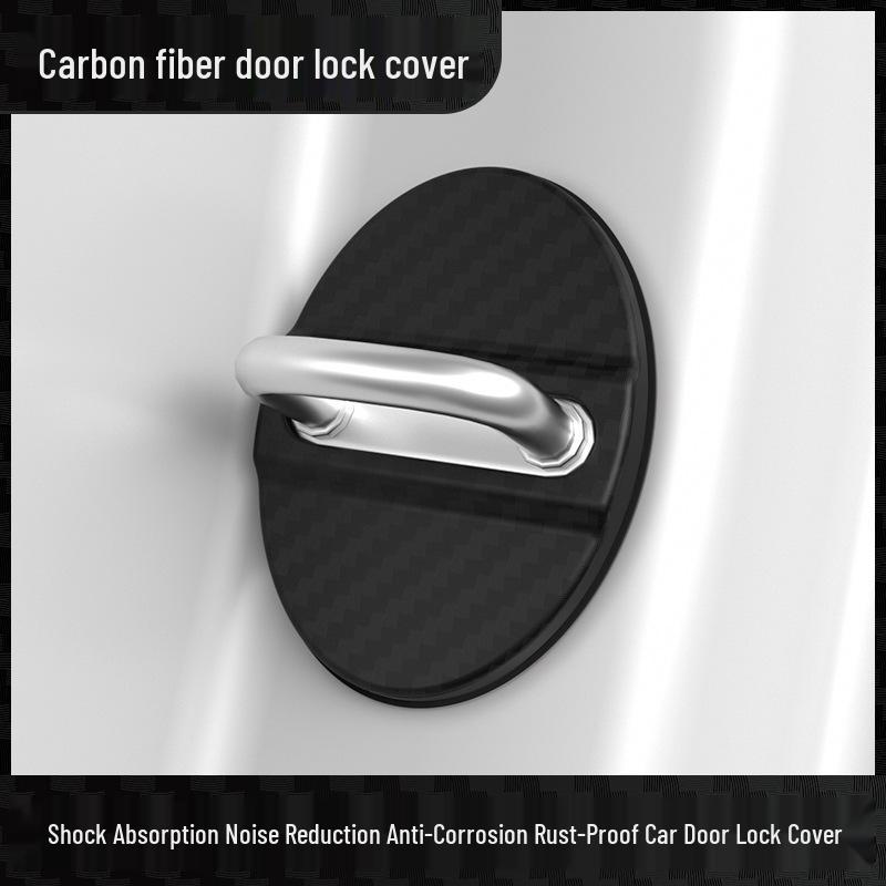 Car Door Lock Silicone Noise Reduction Pad and Shock Absorption Cover